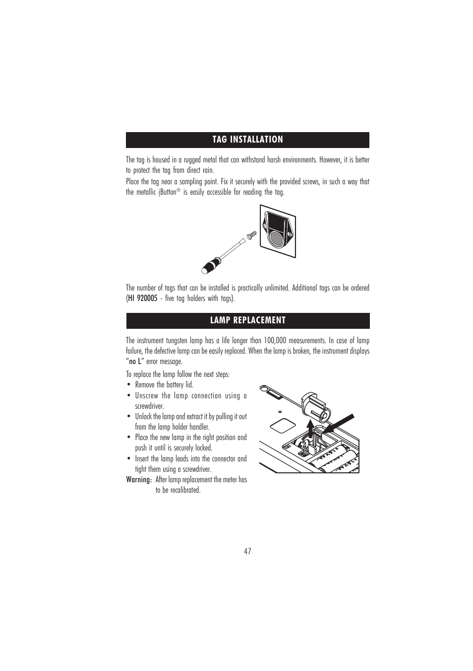 Hanna Instruments HI 93414 User Manual | Page 47 / 52