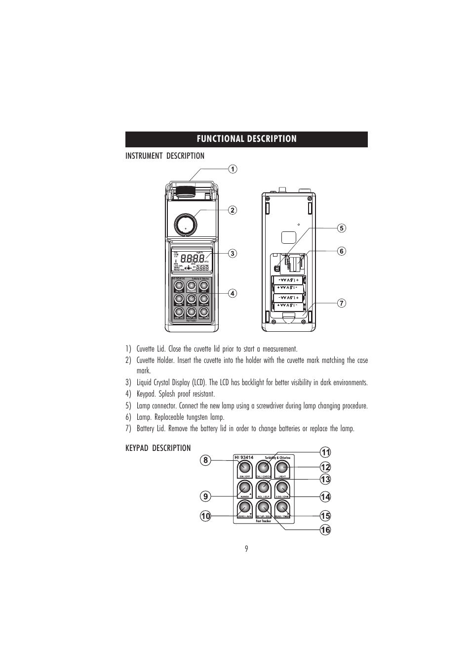Hanna Instruments HI 93414 User Manual | Page 9 / 52