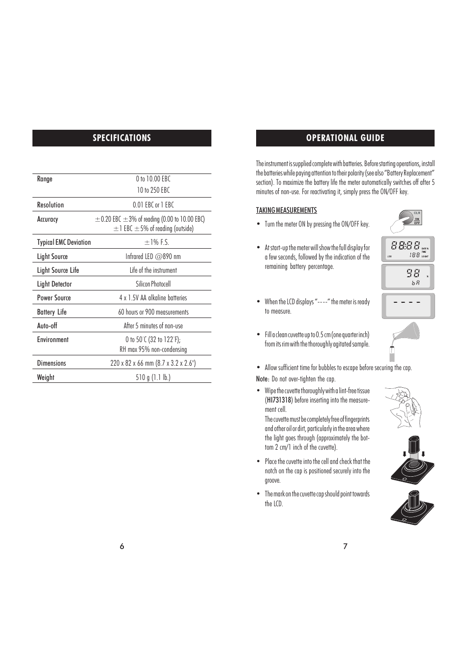 Hanna Instruments HI 93124 User Manual | Page 4 / 9