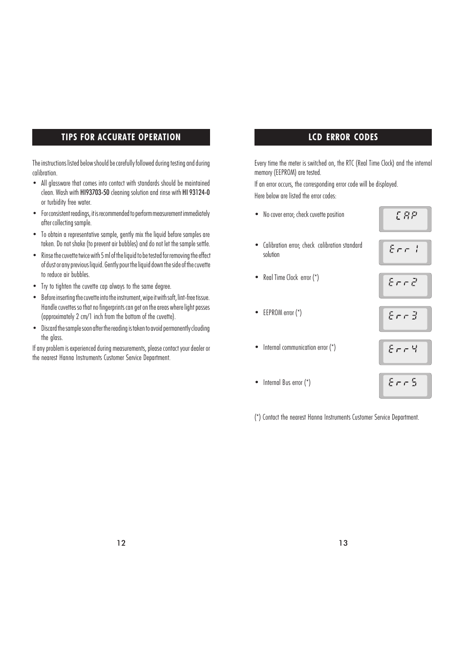Hanna Instruments HI 93124 User Manual | Page 7 / 9