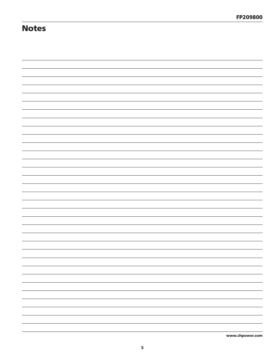 Campbell Hausfeld FP209800 User Manual | Page 5 / 24