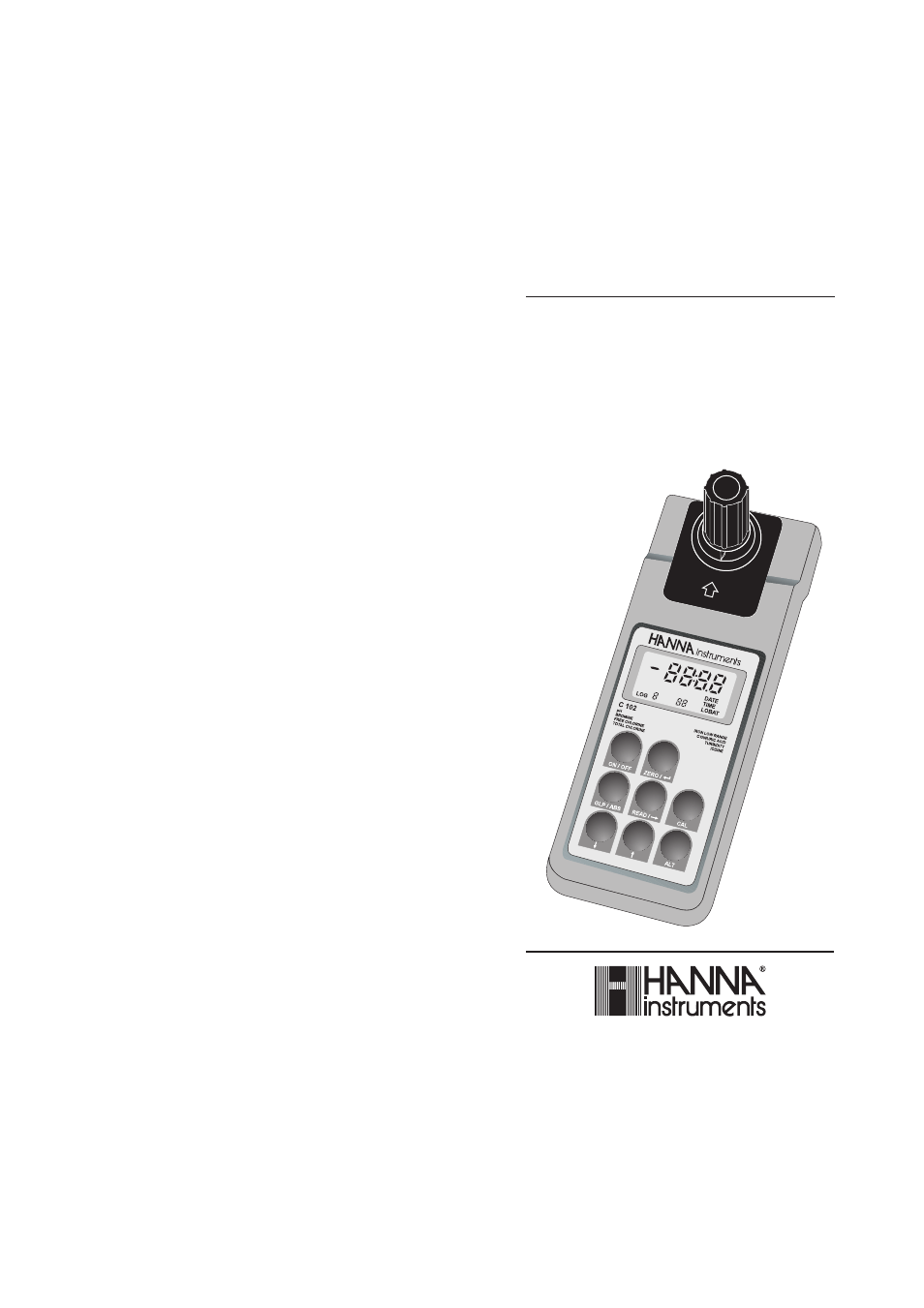 Hanna Instruments HI 93102 User Manual | 21 pages