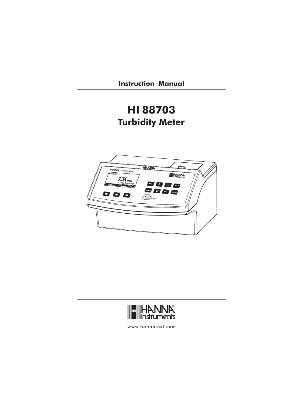 Hanna Instruments HI 88703 User Manual | 32 pages