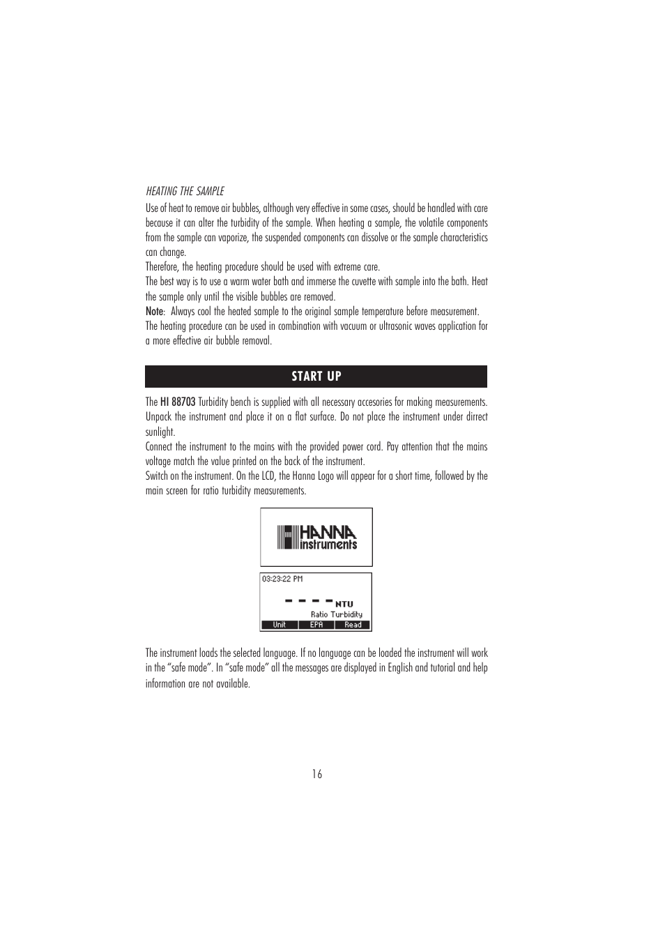 Hanna Instruments HI 88703 User Manual | Page 16 / 32