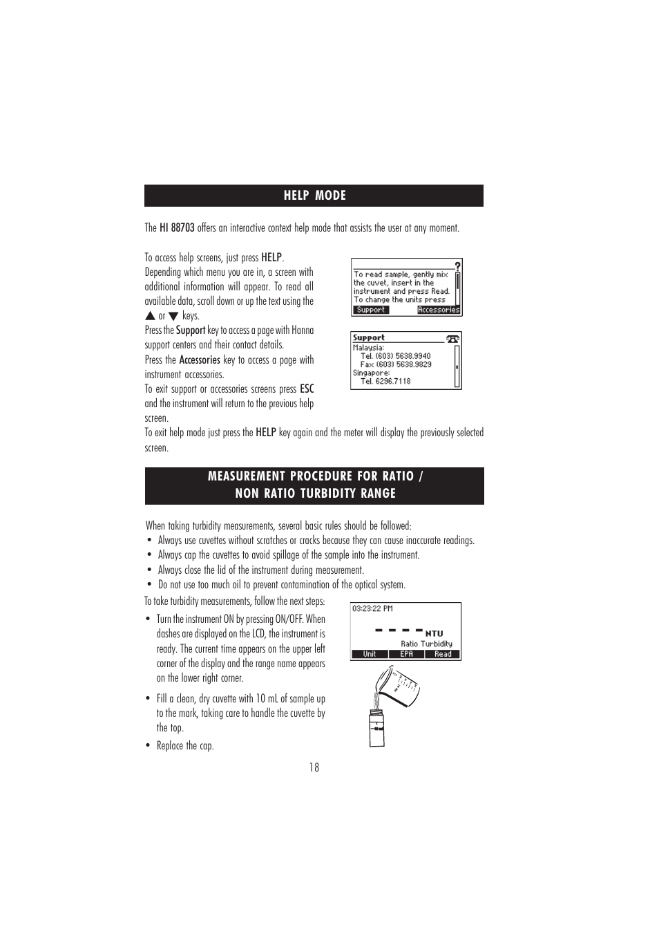 Hanna Instruments HI 88703 User Manual | Page 18 / 32