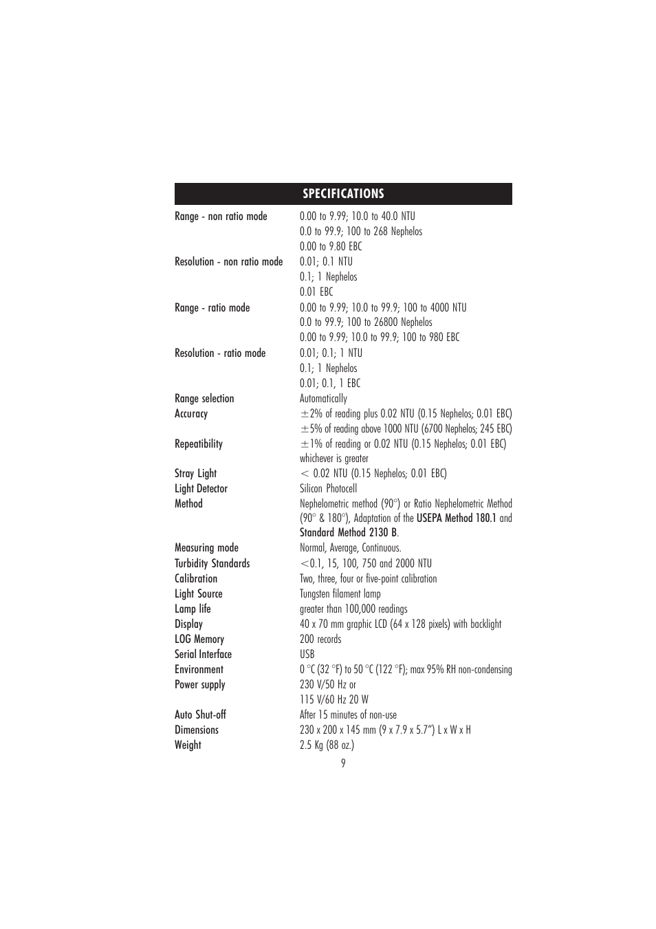Hanna Instruments HI 88703 User Manual | Page 9 / 32