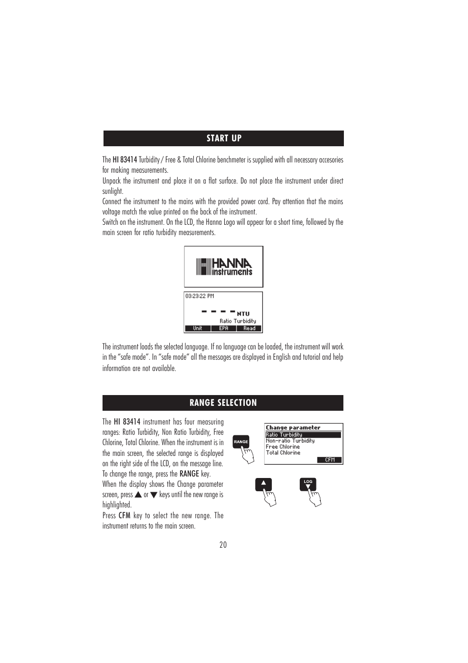 Hanna Instruments HI 83414 User Manual | Page 20 / 44