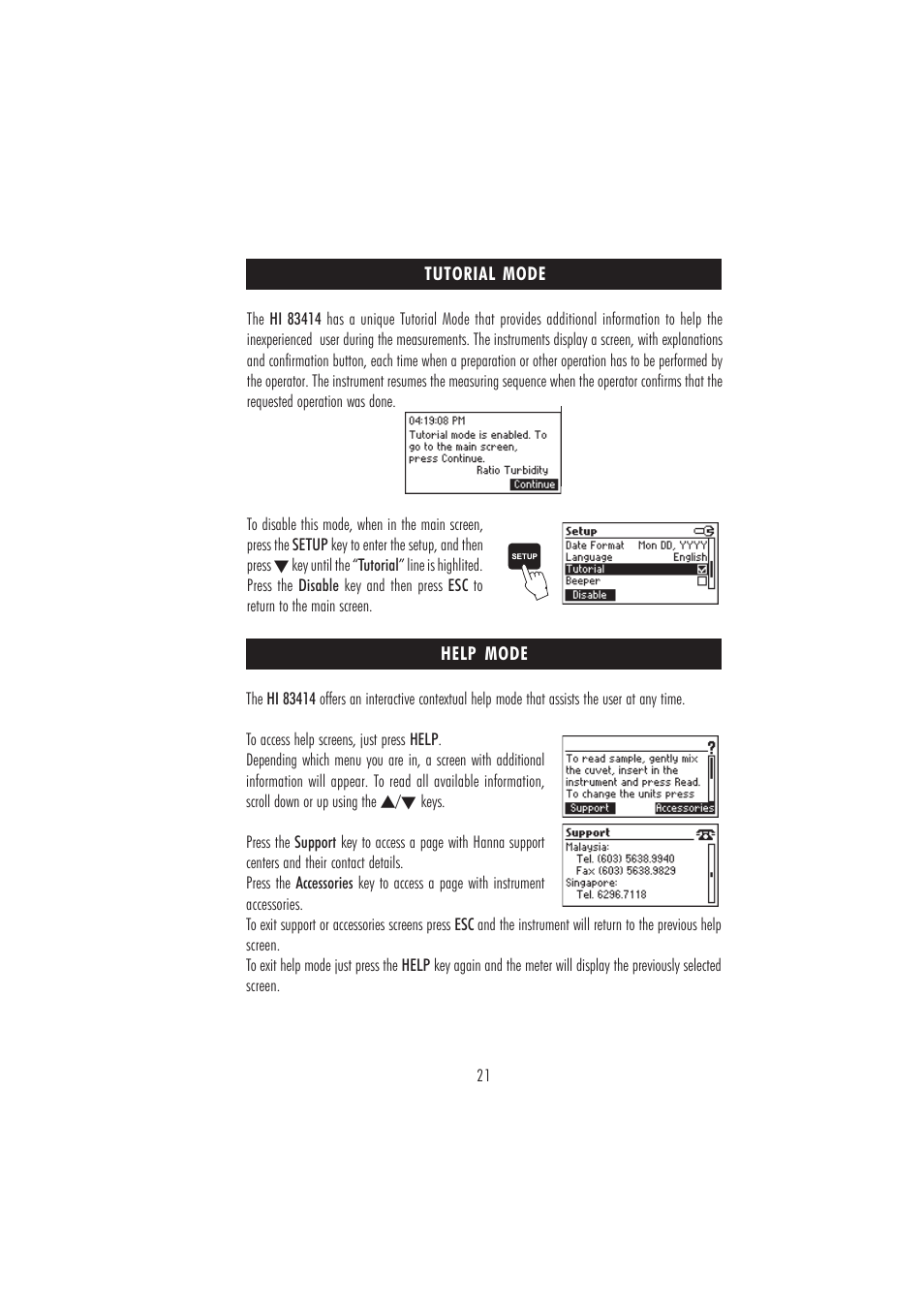 Hanna Instruments HI 83414 User Manual | Page 21 / 44