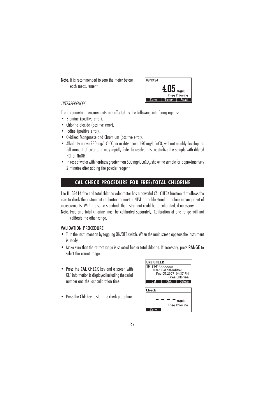 Hanna Instruments HI 83414 User Manual | Page 32 / 44
