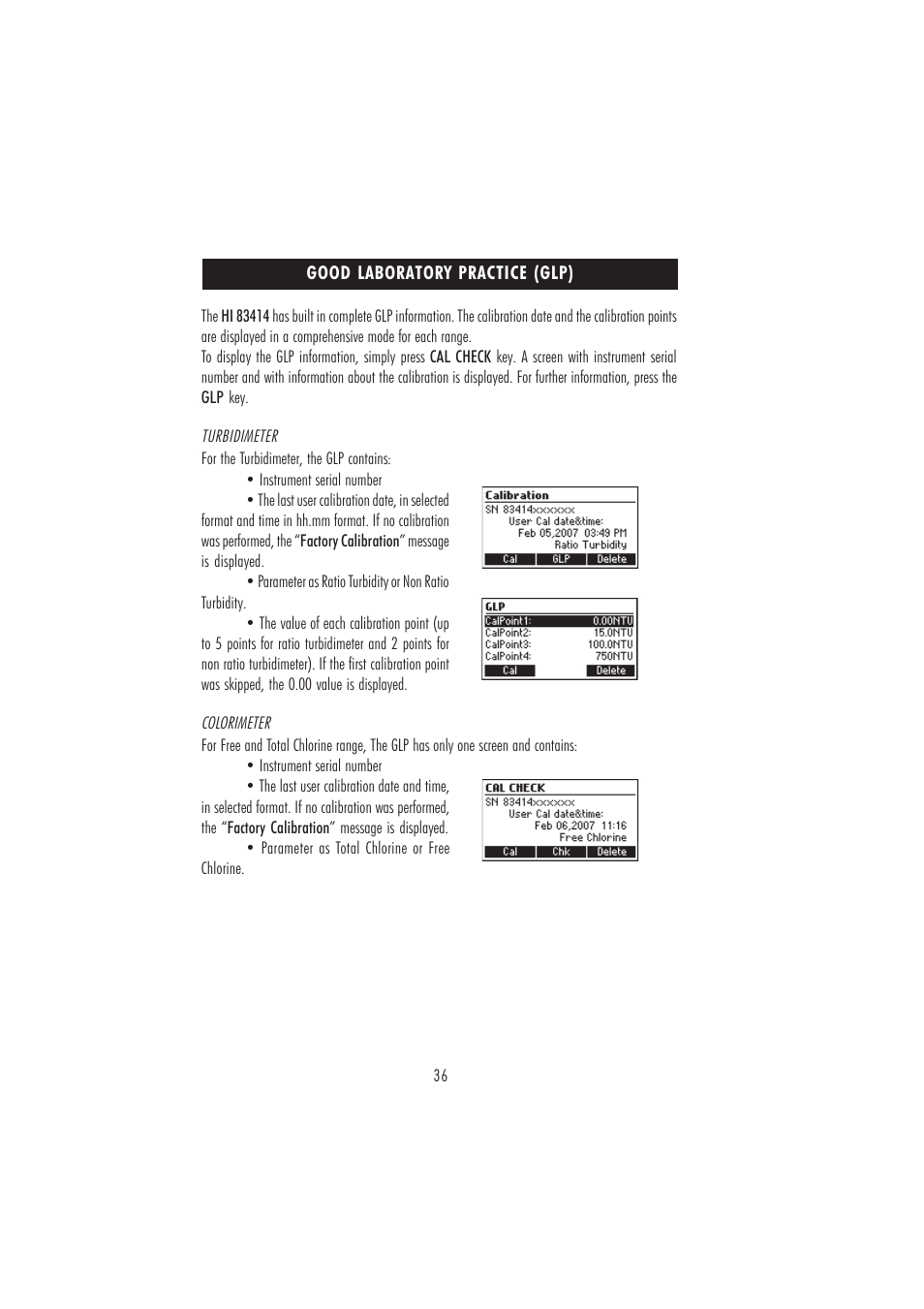 Hanna Instruments HI 83414 User Manual | Page 36 / 44