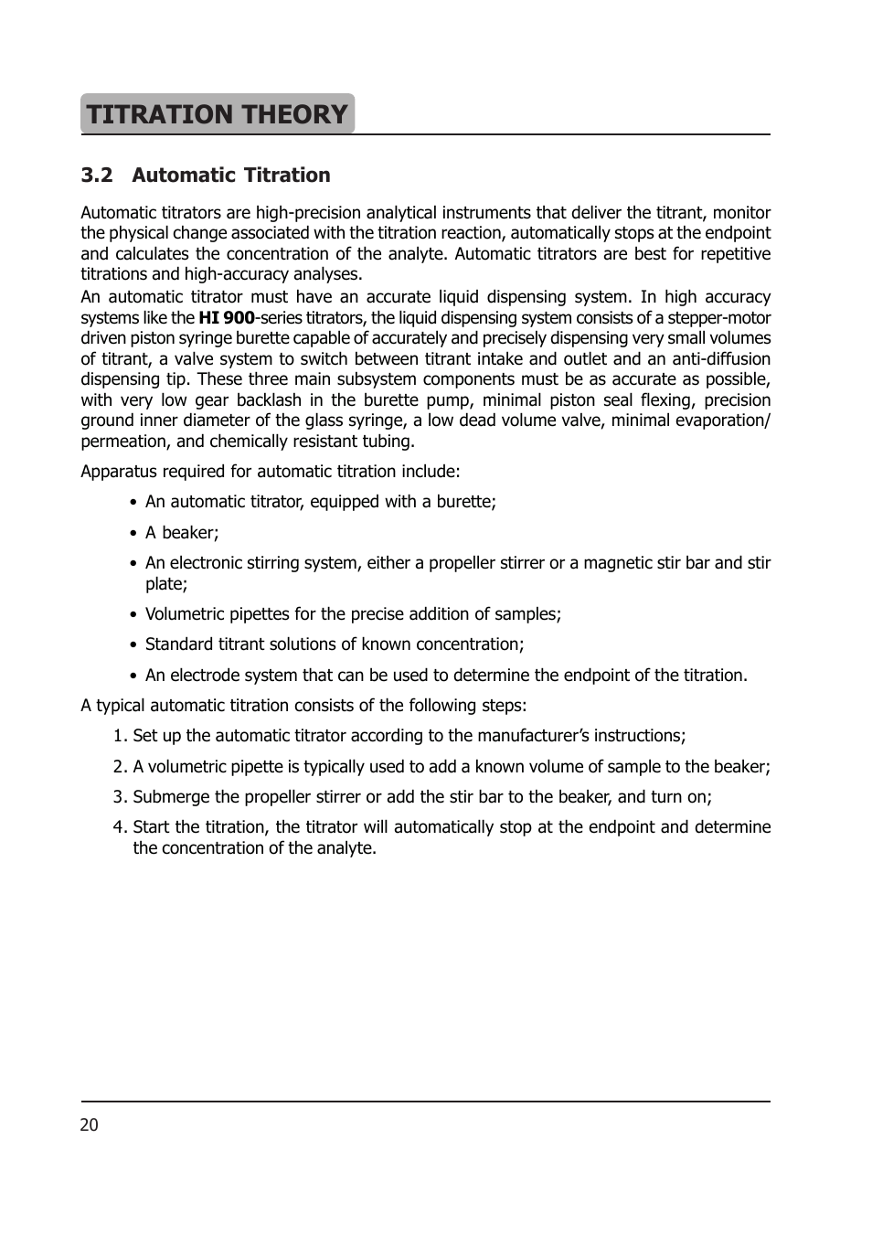 Titration theory | Hanna Instruments HI 904 User Manual | Page 168 / 180