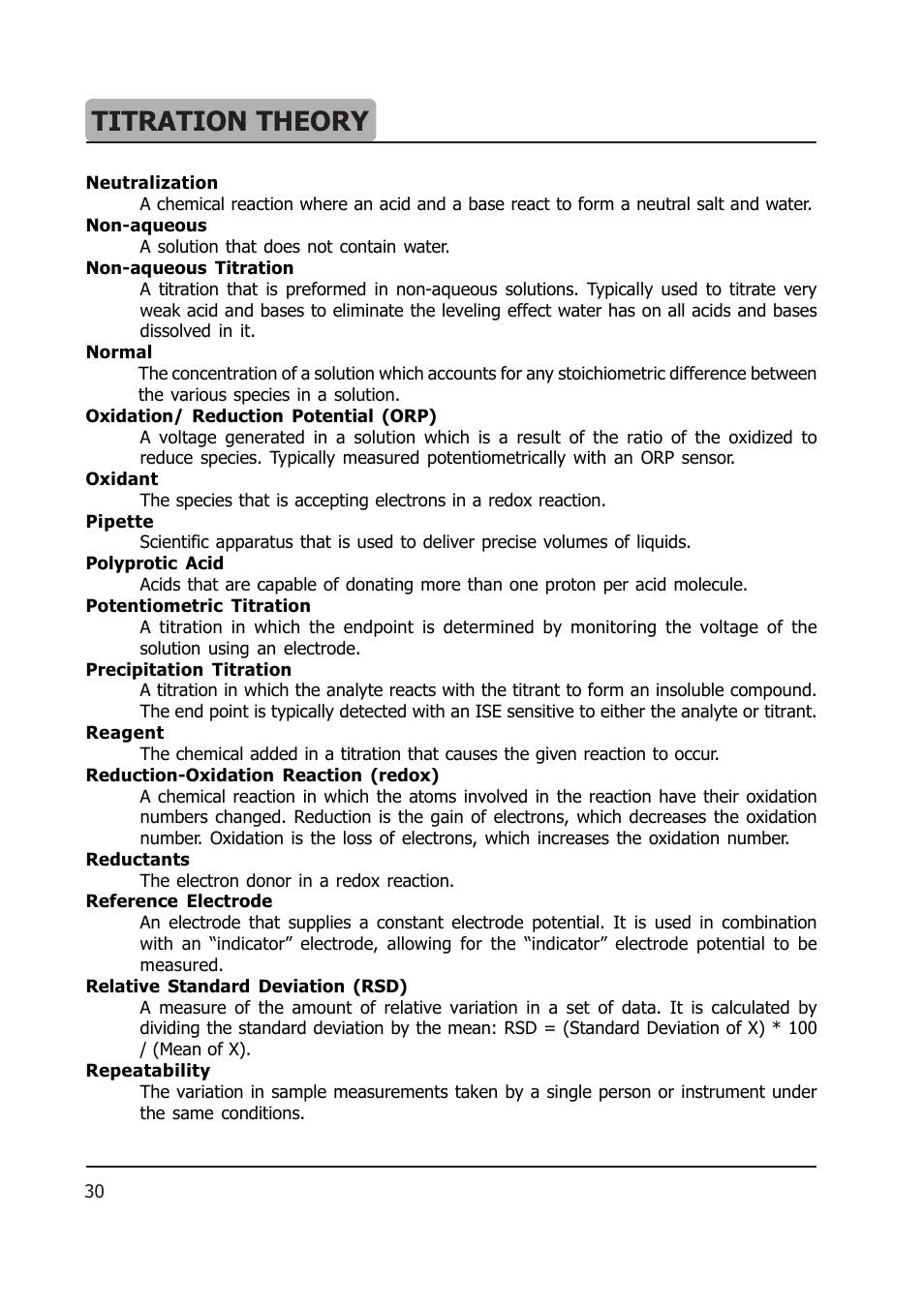 Titration theory | Hanna Instruments HI 904 User Manual | Page 178 / 180