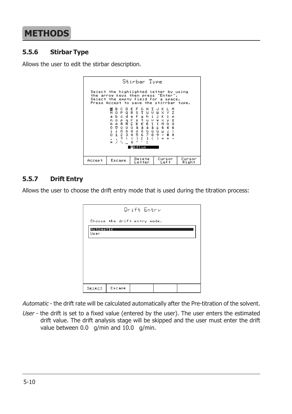 Methods | Hanna Instruments HI 904 User Manual | Page 68 / 180