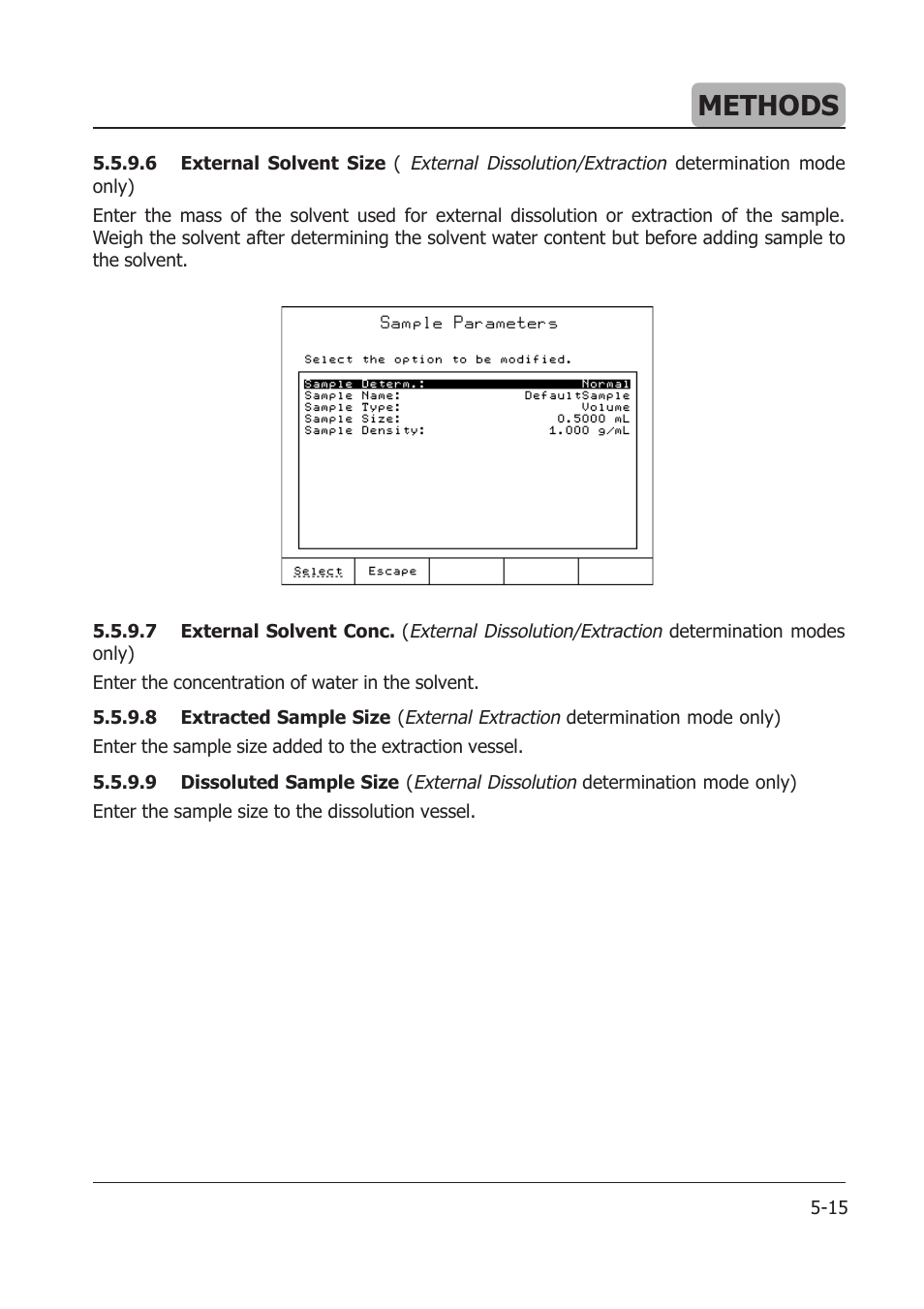 Methods | Hanna Instruments HI 904 User Manual | Page 73 / 180