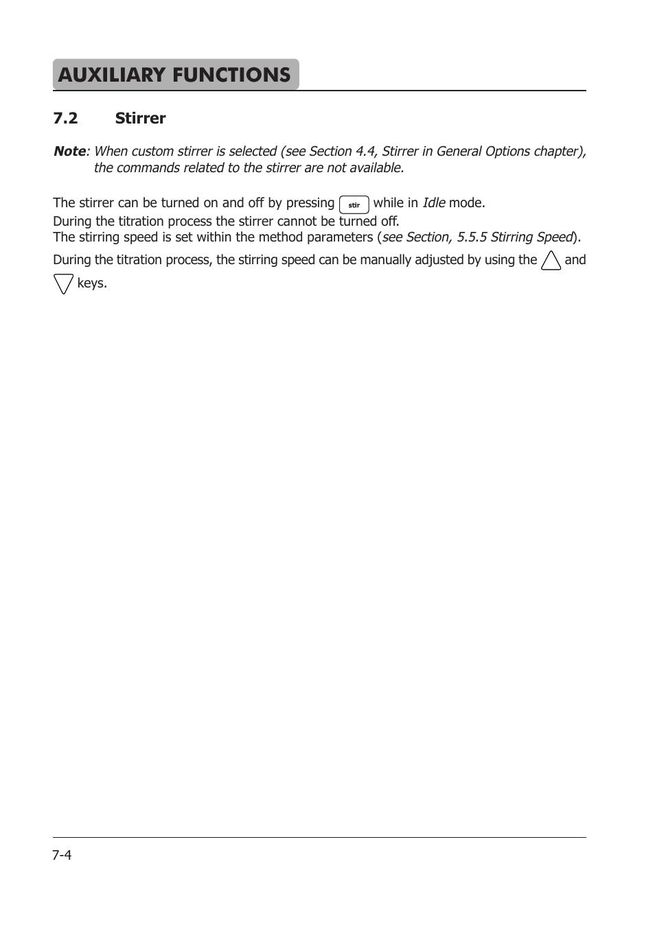Auxiliary functions | Hanna Instruments HI 904 User Manual | Page 98 / 180