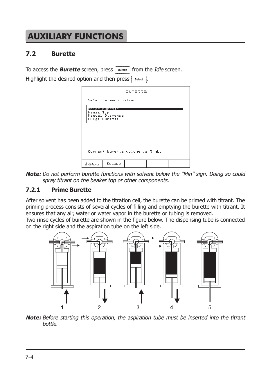 Auxiliary functions | Hanna Instruments HI 903 User Manual | Page 110 / 222