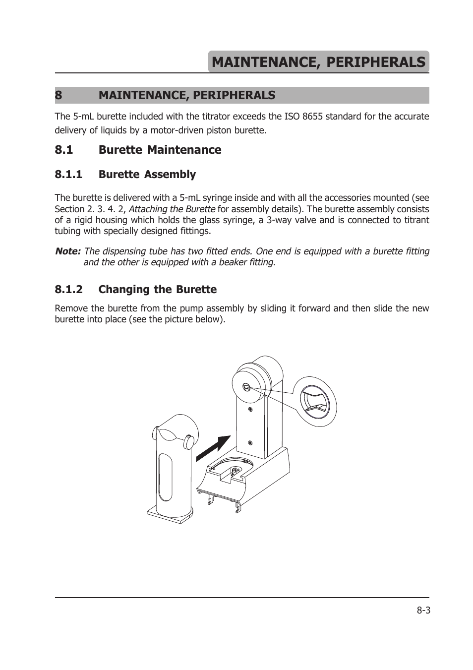 Maintenance, peripherals | Hanna Instruments HI 903 User Manual | Page 119 / 222