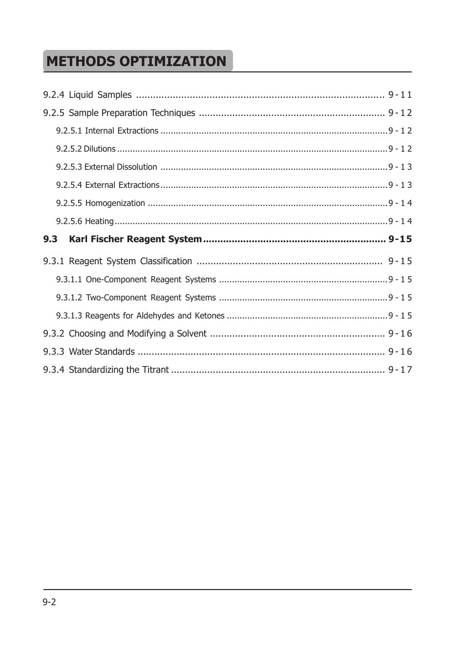 Methods optimization | Hanna Instruments HI 903 User Manual | Page 130 / 222