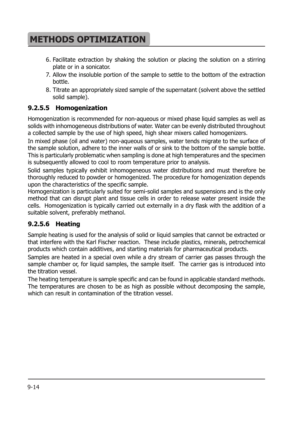 Methods optimization | Hanna Instruments HI 903 User Manual | Page 142 / 222
