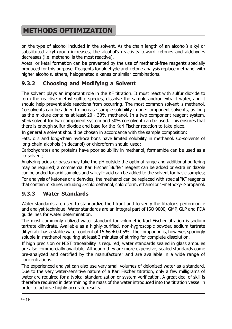 Methods optimization | Hanna Instruments HI 903 User Manual | Page 144 / 222