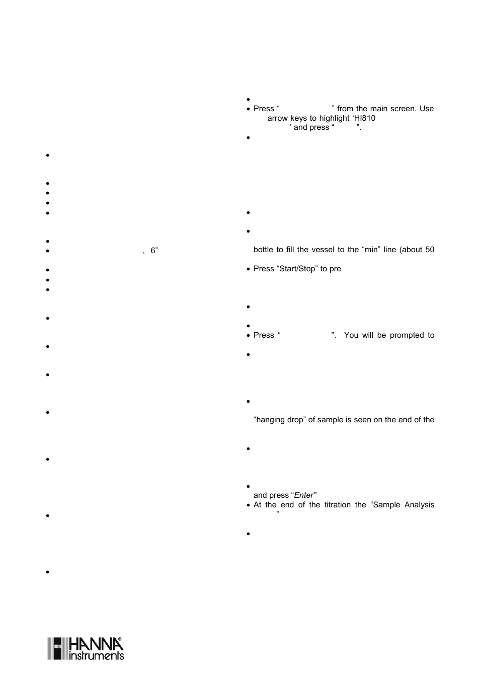 Hi8107en_r0.4, Moisture determination in margarine, Method id: hi8107en | Hanna Instruments HI 903 User Manual | Page 183 / 222