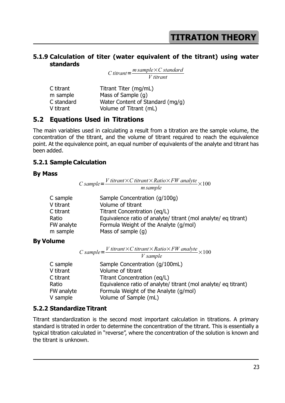 Titration theory | Hanna Instruments HI 903 User Manual | Page 215 / 222