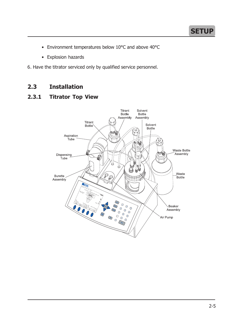 Setup | Hanna Instruments HI 903 User Manual | Page 29 / 222