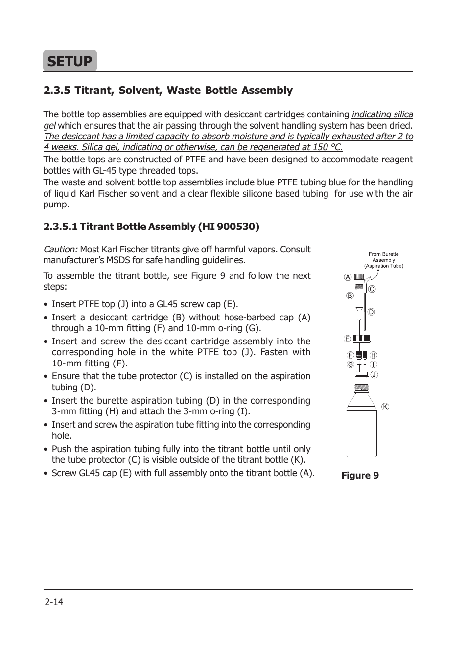Setup | Hanna Instruments HI 903 User Manual | Page 38 / 222