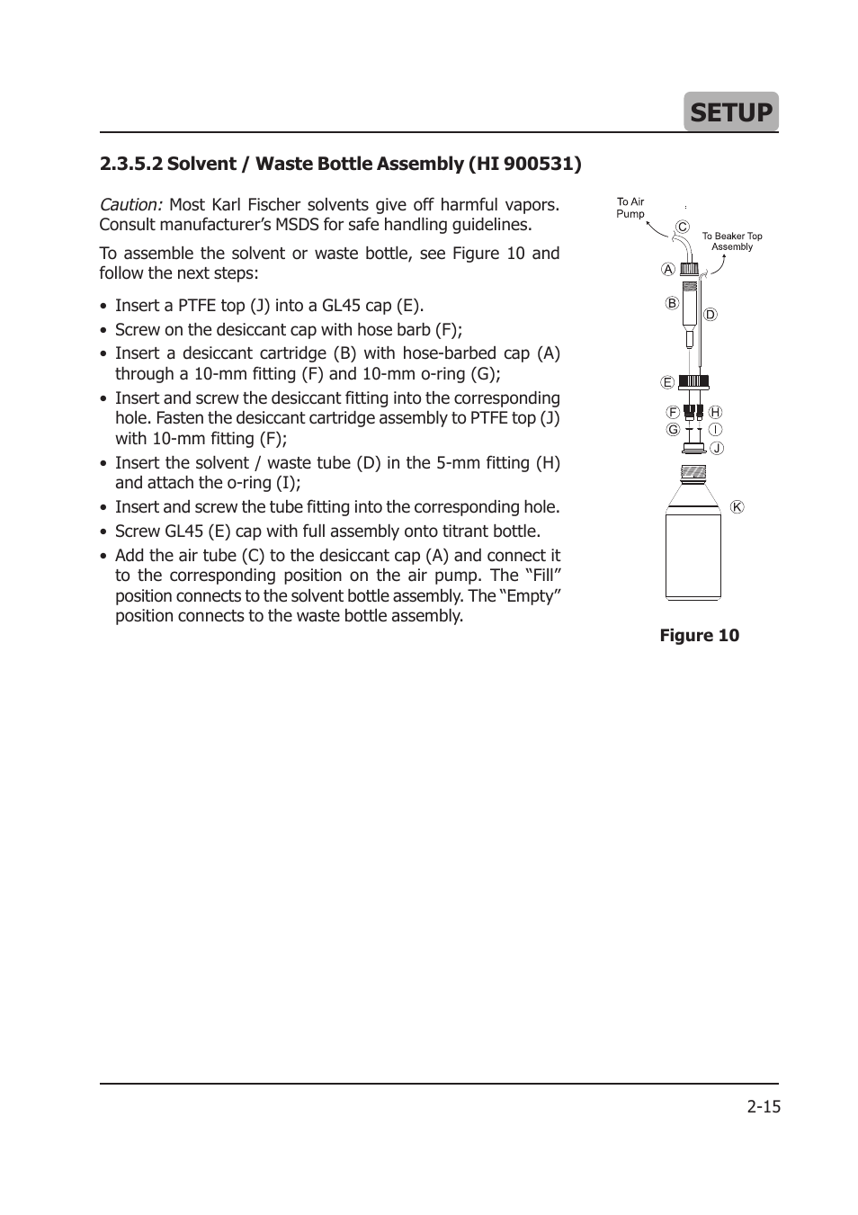 Setup | Hanna Instruments HI 903 User Manual | Page 39 / 222