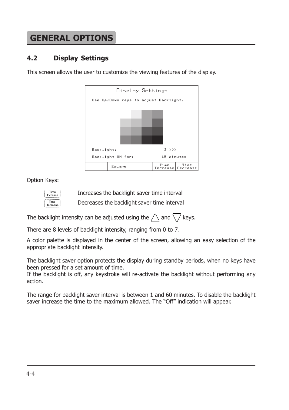 General options | Hanna Instruments HI 903 User Manual | Page 54 / 222