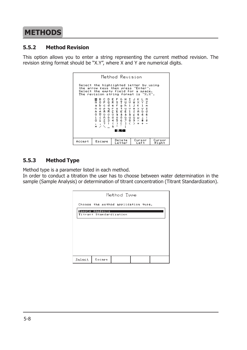 Methods | Hanna Instruments HI 903 User Manual | Page 72 / 222