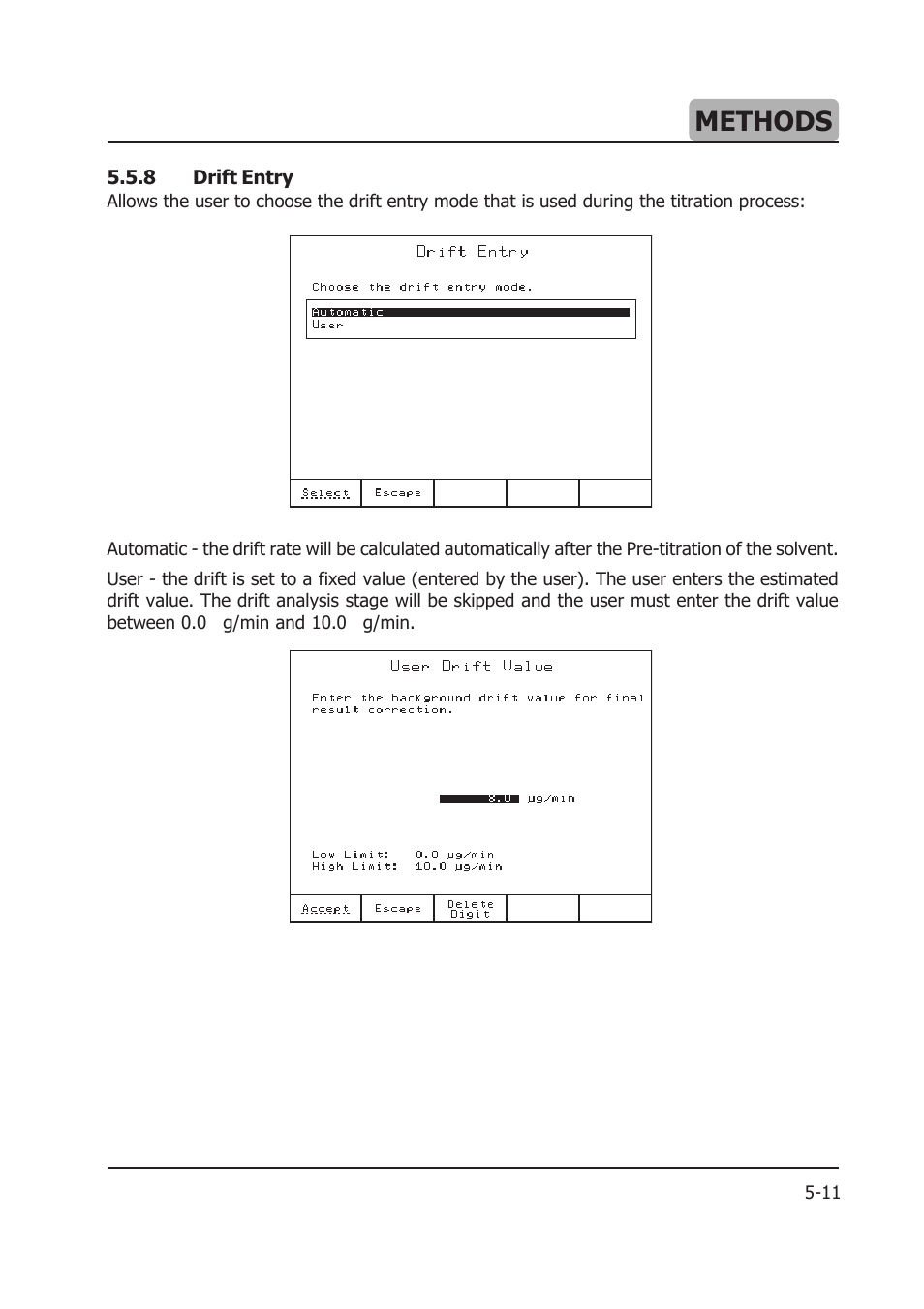 Methods | Hanna Instruments HI 903 User Manual | Page 75 / 222