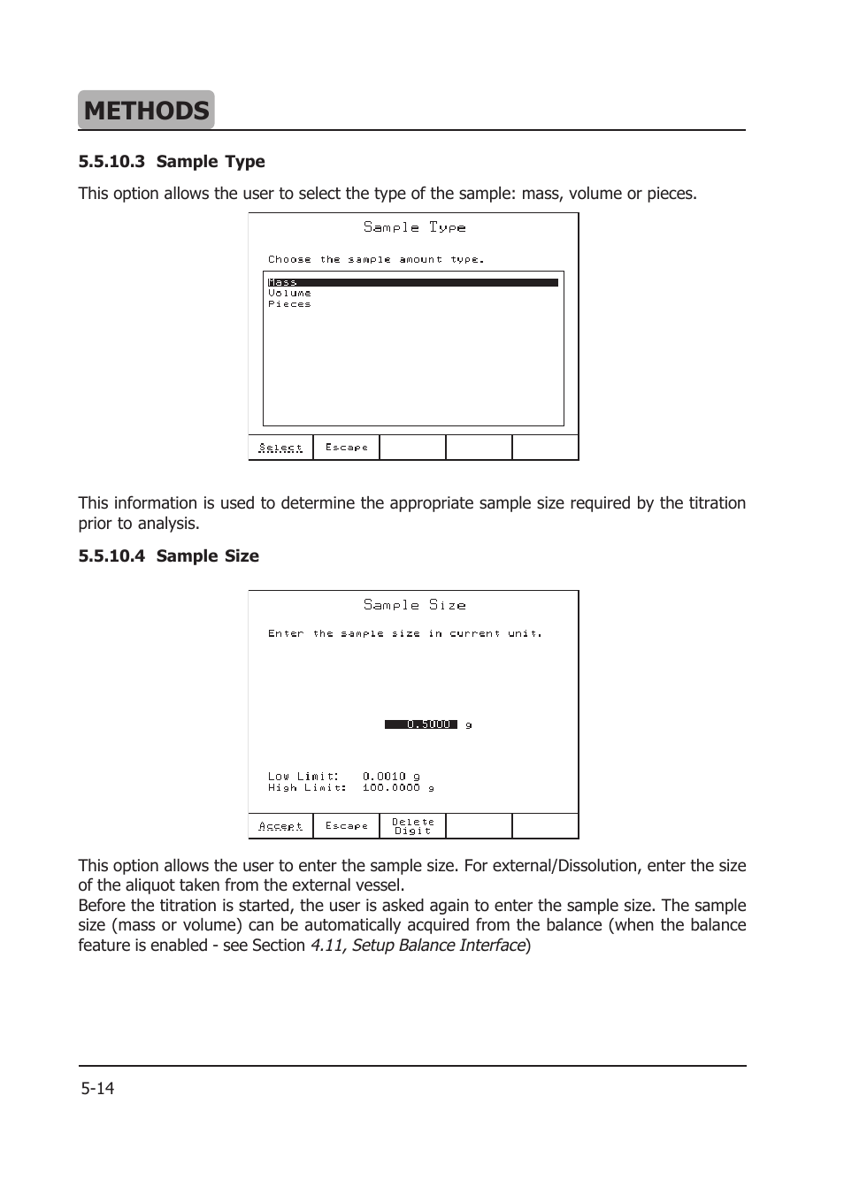 Methods | Hanna Instruments HI 903 User Manual | Page 78 / 222