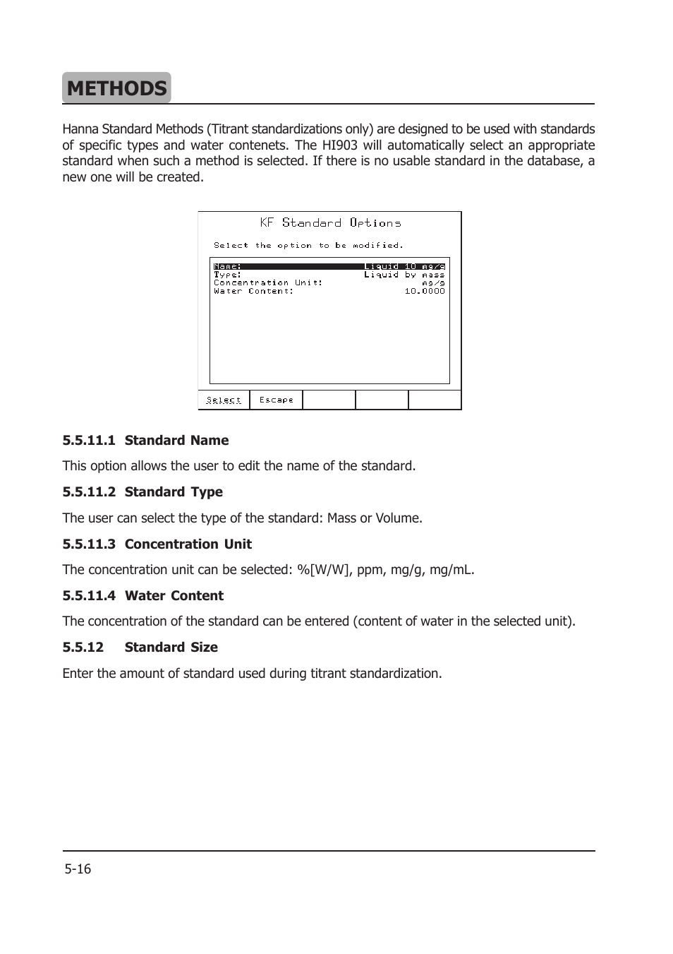 Methods | Hanna Instruments HI 903 User Manual | Page 80 / 222