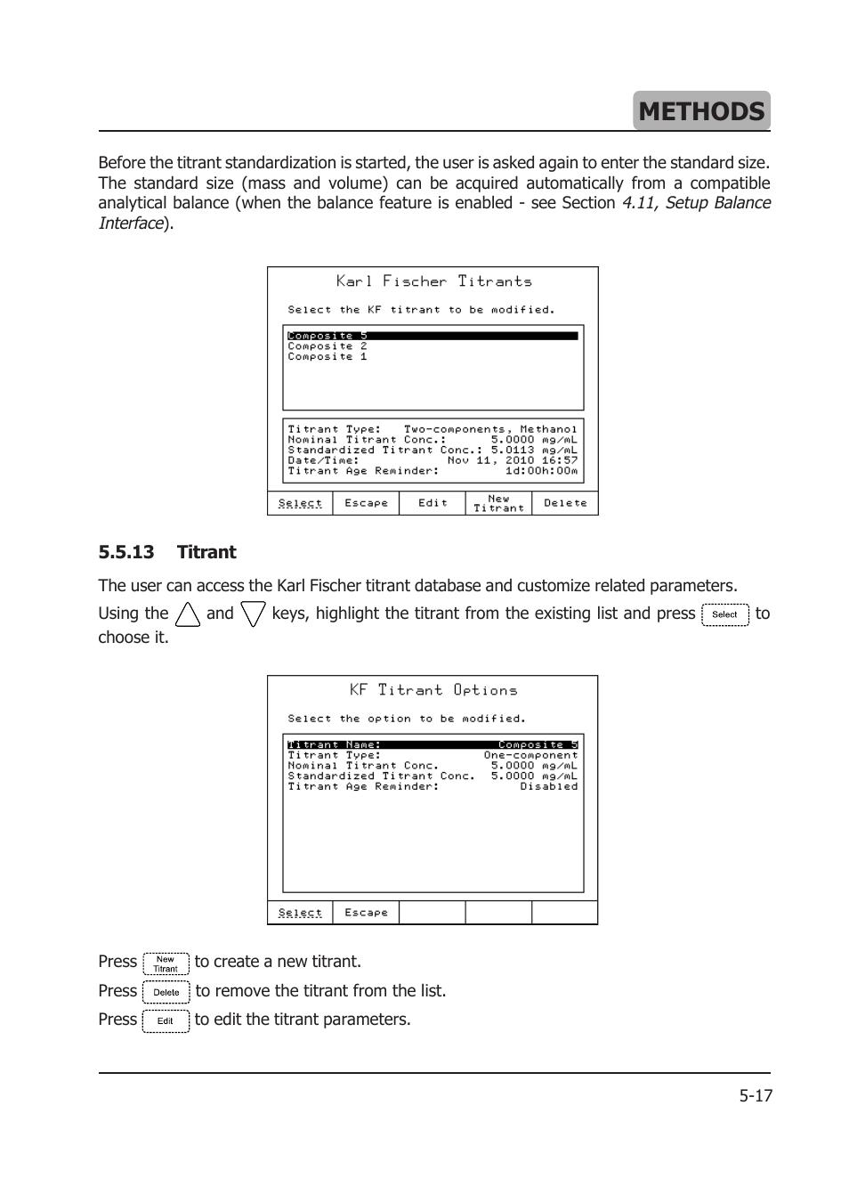 Methods | Hanna Instruments HI 903 User Manual | Page 81 / 222