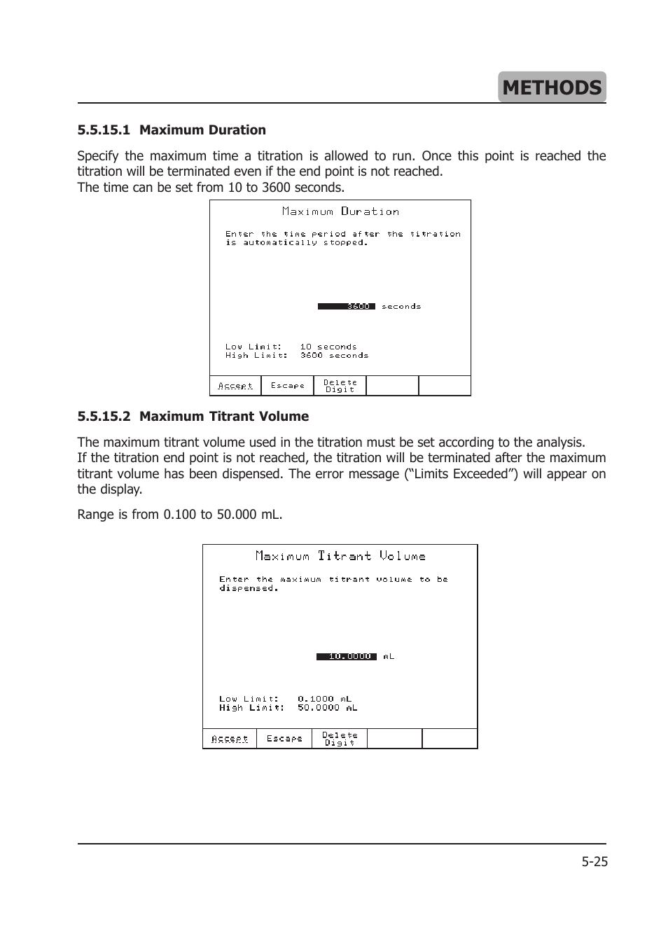 Methods | Hanna Instruments HI 903 User Manual | Page 89 / 222