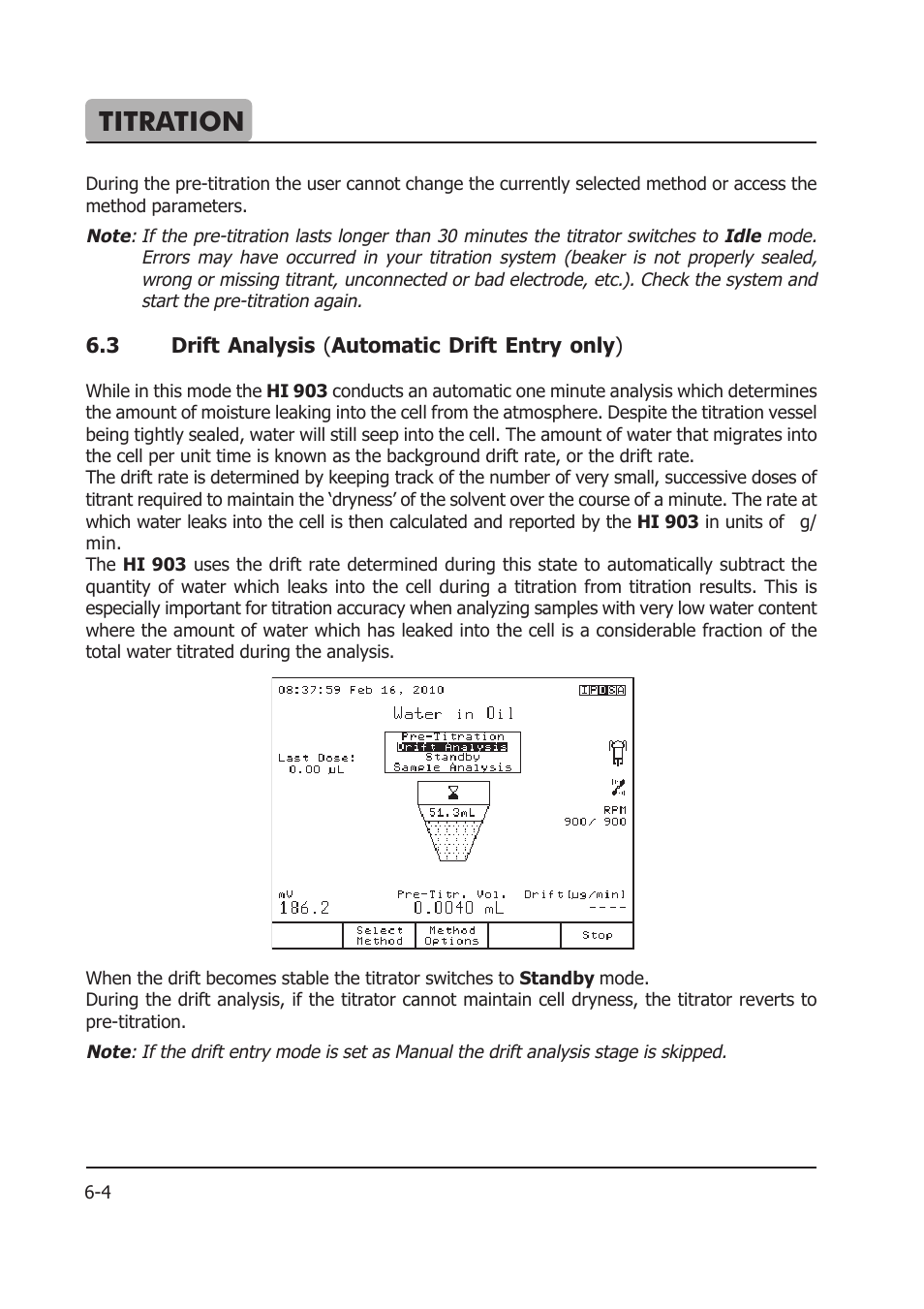 Titration | Hanna Instruments HI 903 User Manual | Page 96 / 222