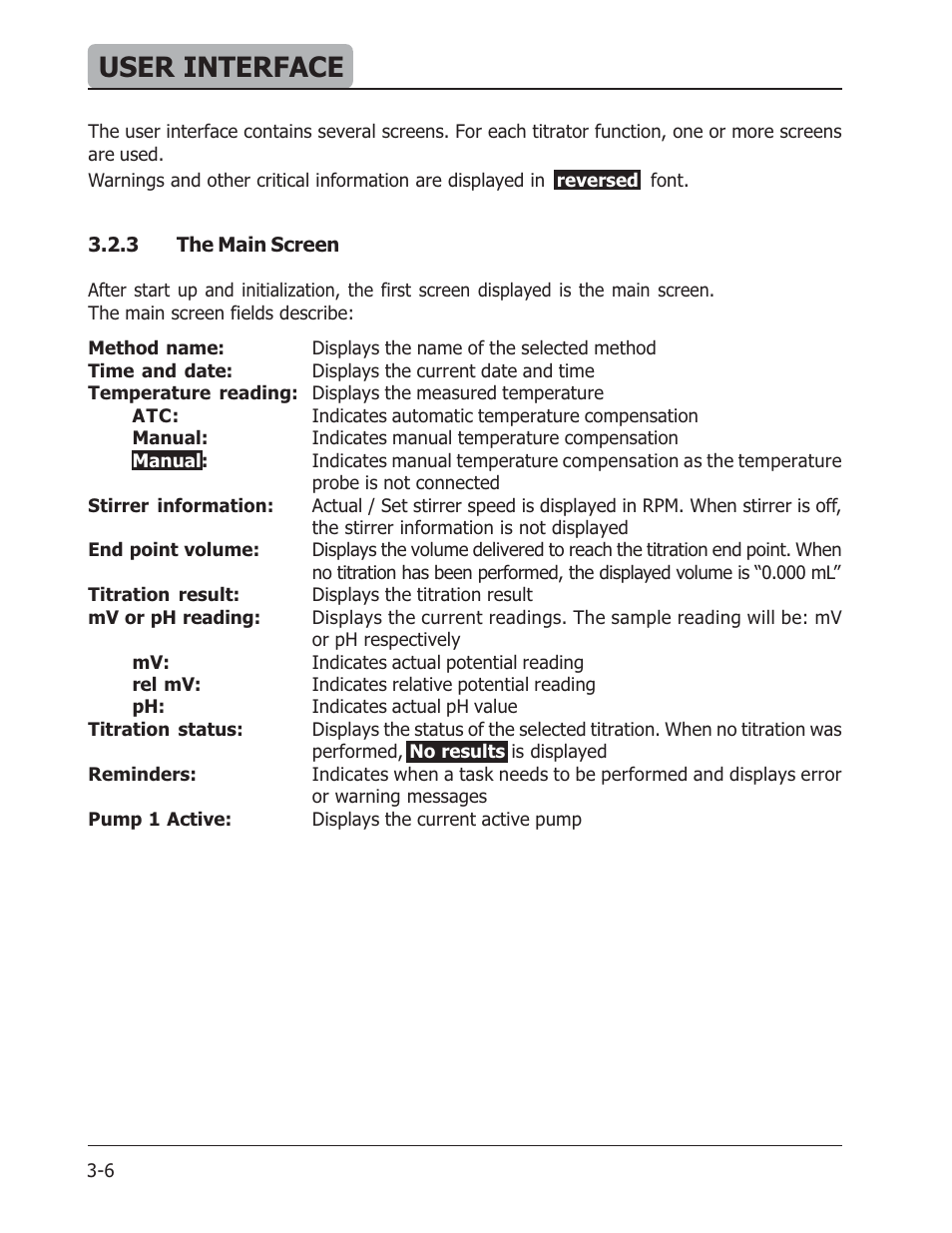 User interface | Hanna Instruments HI 901 User Manual | Page 24 / 148