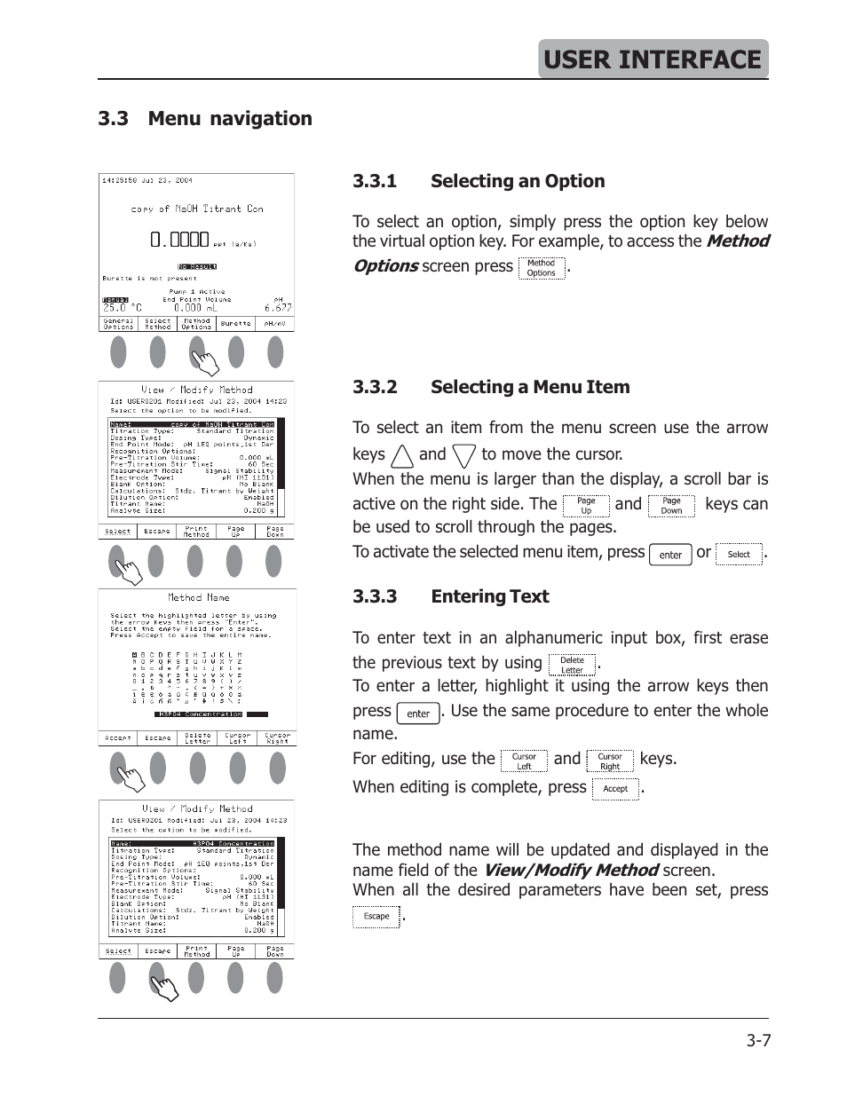 User interface | Hanna Instruments HI 901 User Manual | Page 25 / 148