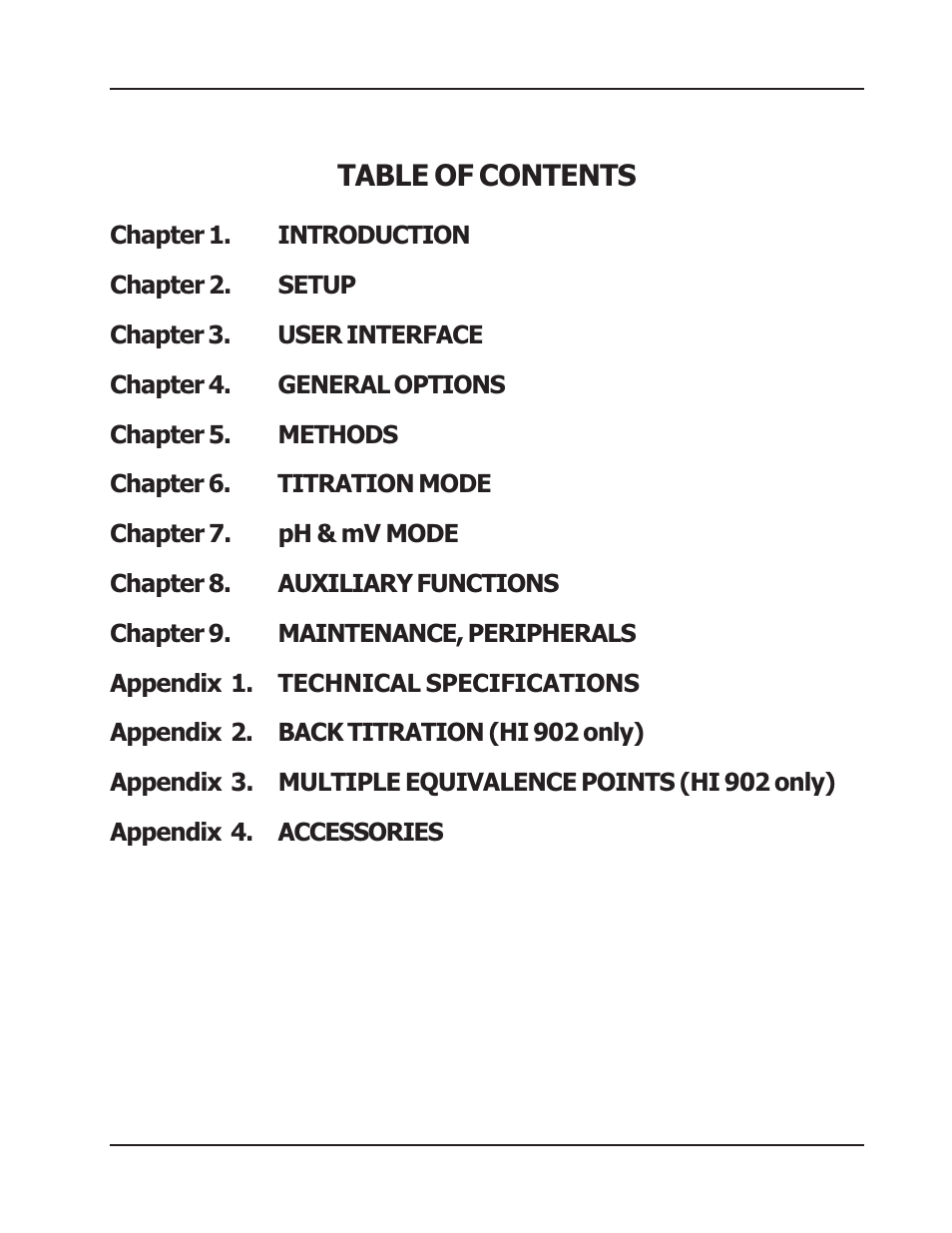 Hanna Instruments HI 901 User Manual | Page 3 / 148