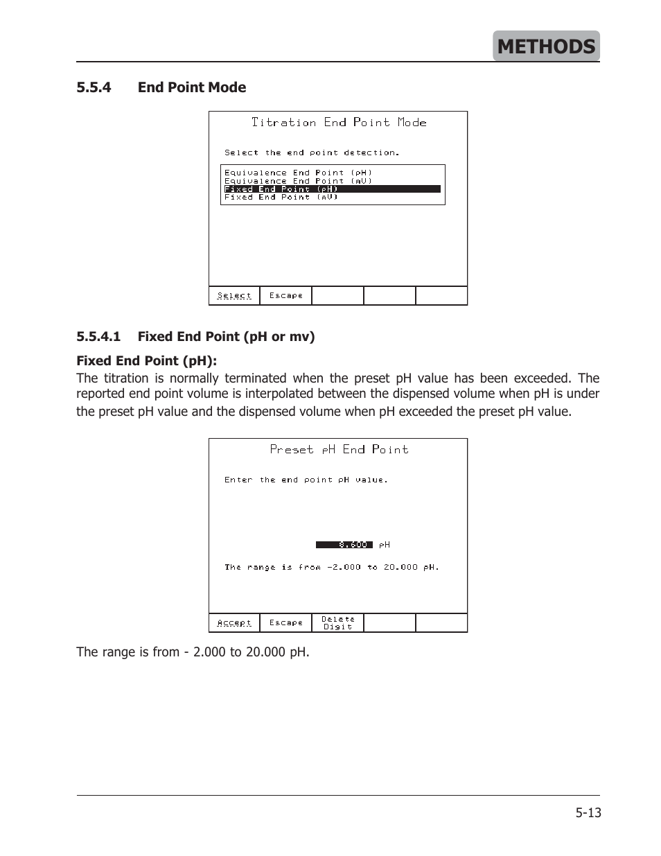Methods | Hanna Instruments HI 901 User Manual | Page 53 / 148
