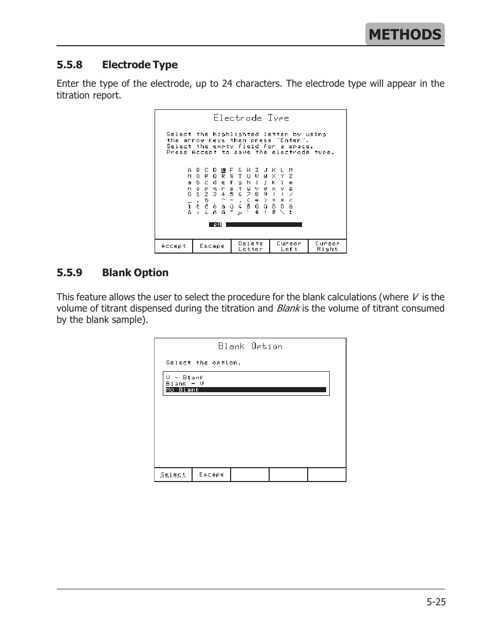 Methods | Hanna Instruments HI 901 User Manual | Page 65 / 148