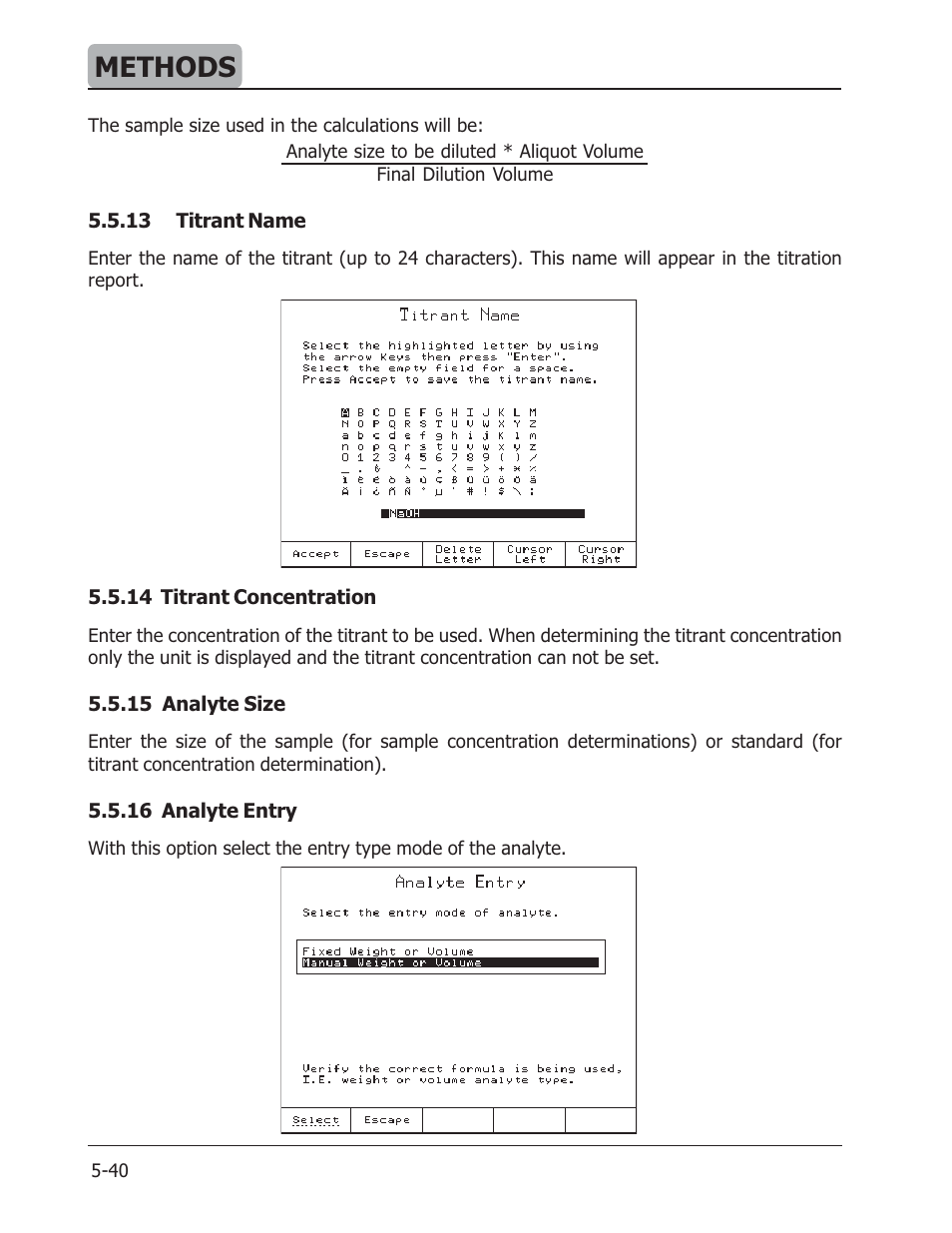 Methods | Hanna Instruments HI 901 User Manual | Page 80 / 148