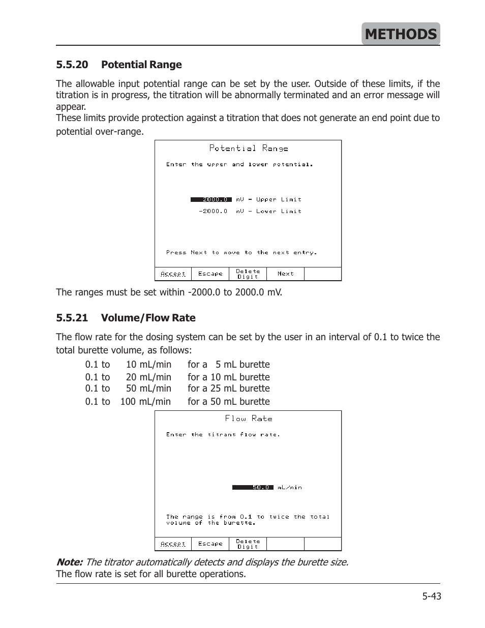 Methods | Hanna Instruments HI 901 User Manual | Page 83 / 148