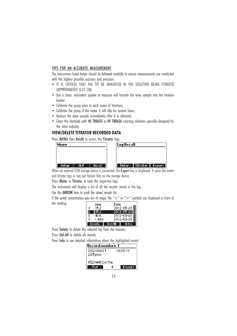 Hanna Instruments HI 84500 User Manual | Page 26 / 36