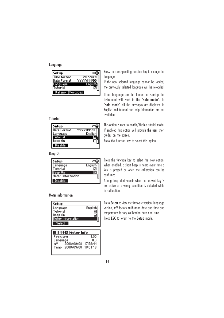 Hanna Instruments HI 84442 User Manual | Page 14 / 40