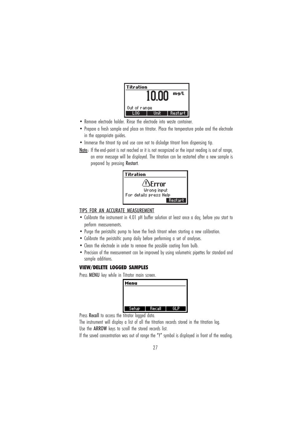 Hanna Instruments HI 84442 User Manual | Page 27 / 40