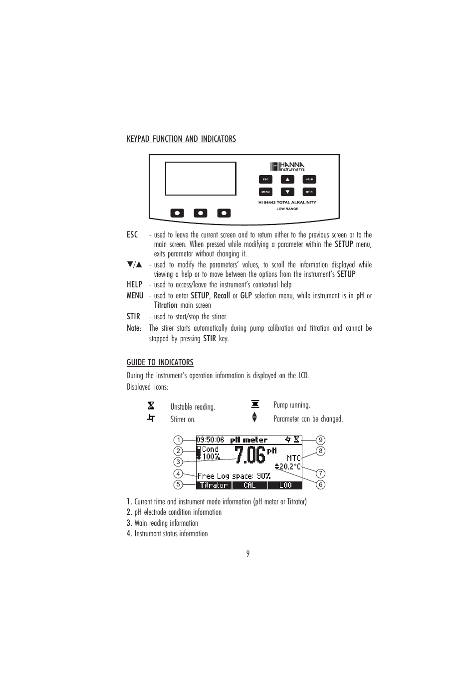 Hanna Instruments HI 84442 User Manual | Page 9 / 40