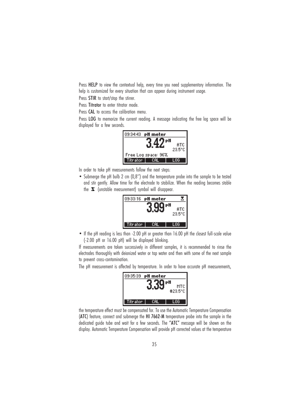 Hanna Instruments HI 84432 User Manual | Page 35 / 44