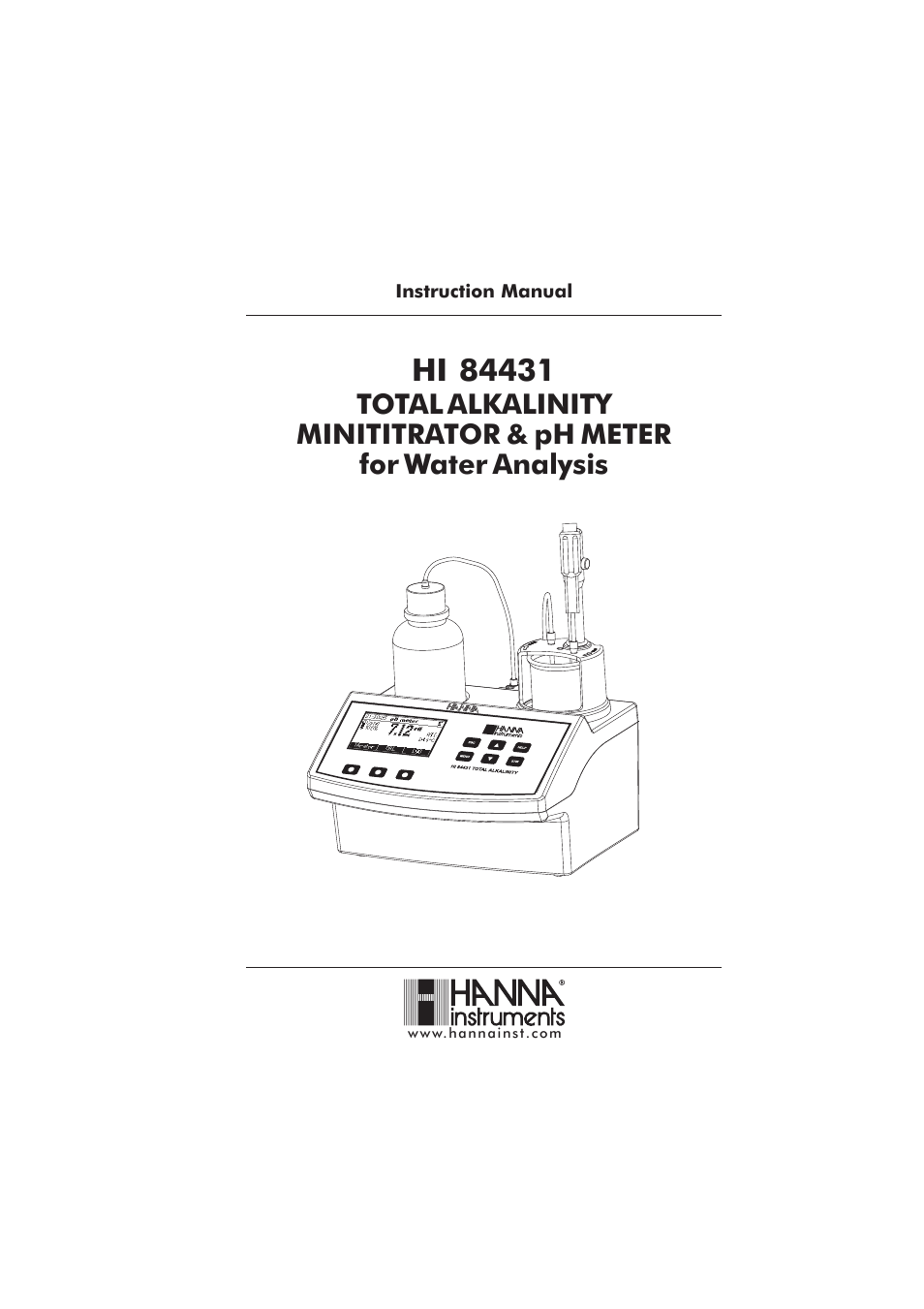 Hanna Instruments HI 84431 User Manual | 44 pages